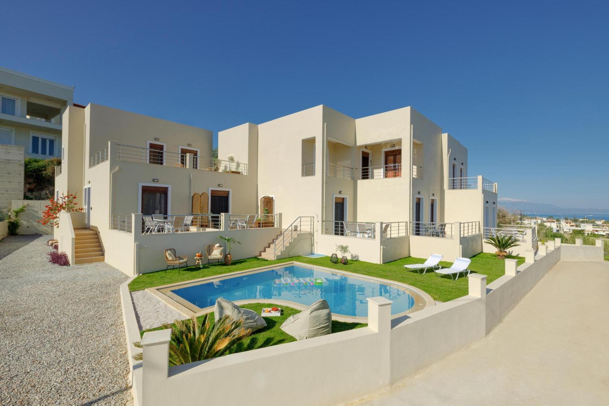 "Peach" - Sea View Maisonette By Sky Hill Resorts Pangalochori Exterior photo