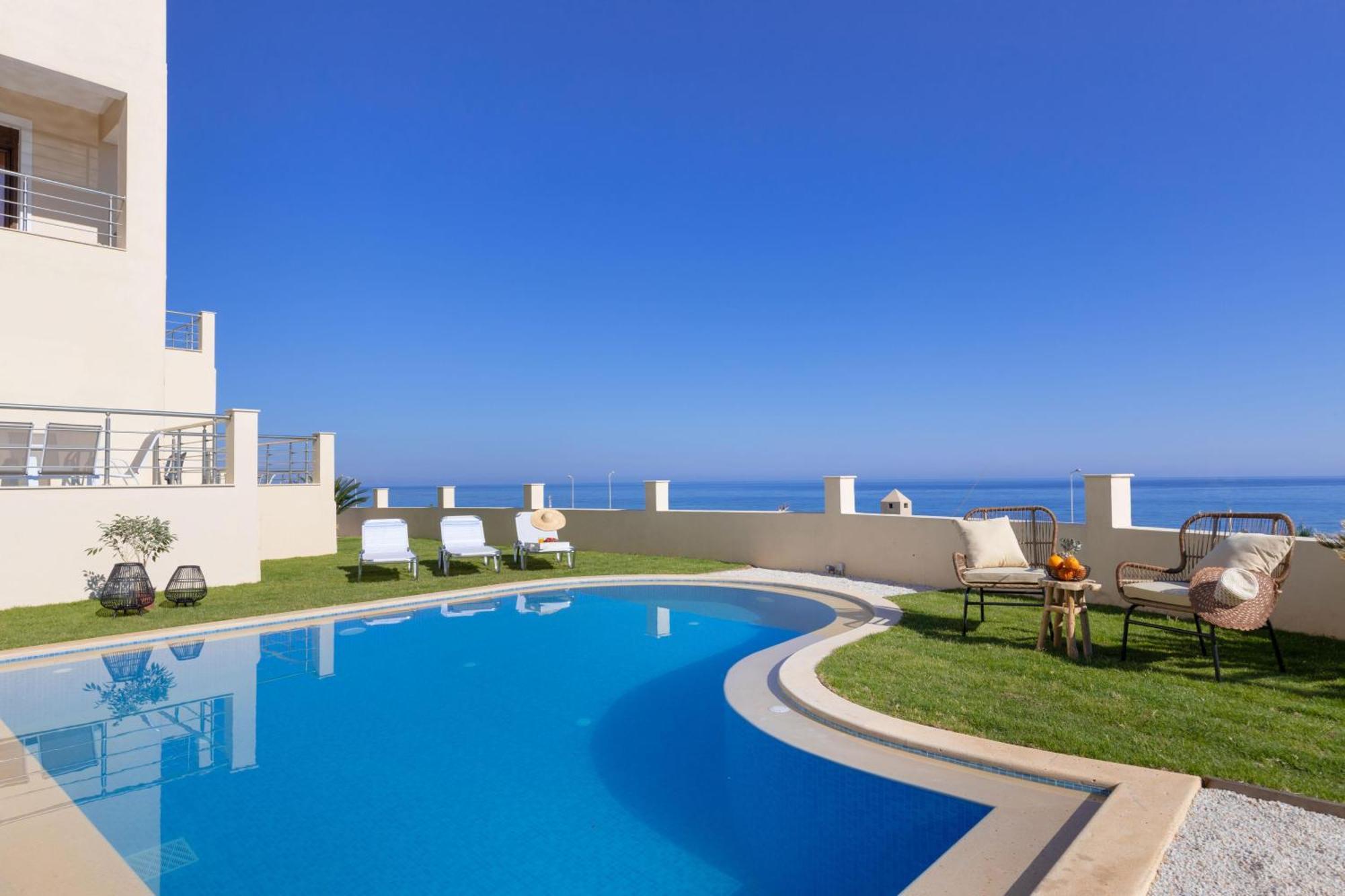 "Peach" - Sea View Maisonette By Sky Hill Resorts Pangalochori Exterior photo